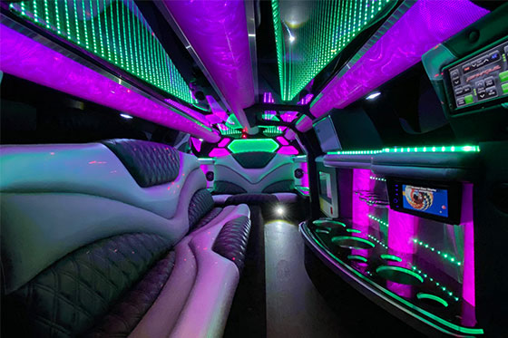 limousine colorful lounge