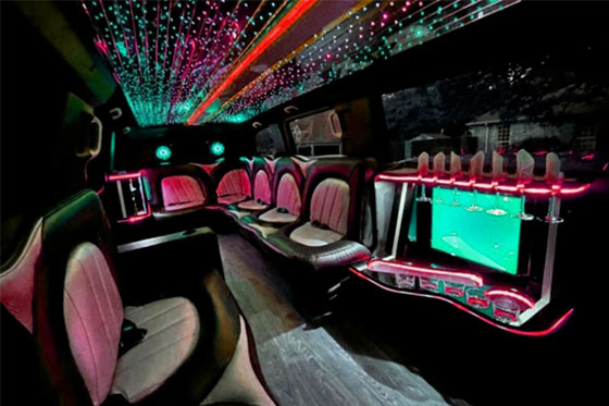 small limousine interior