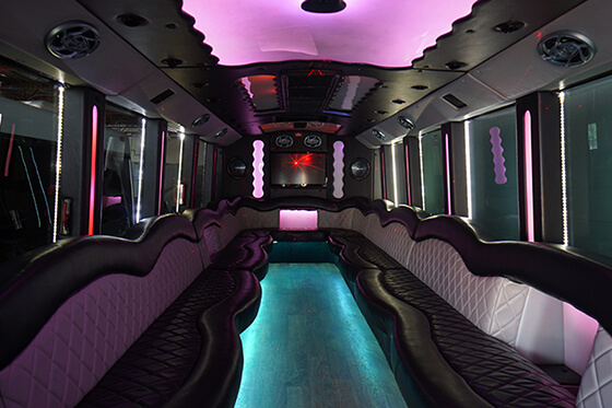 party bus amenities