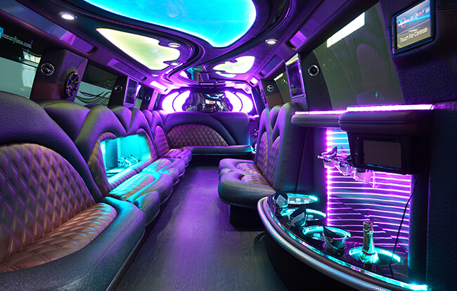 baton rouge limo rental interior